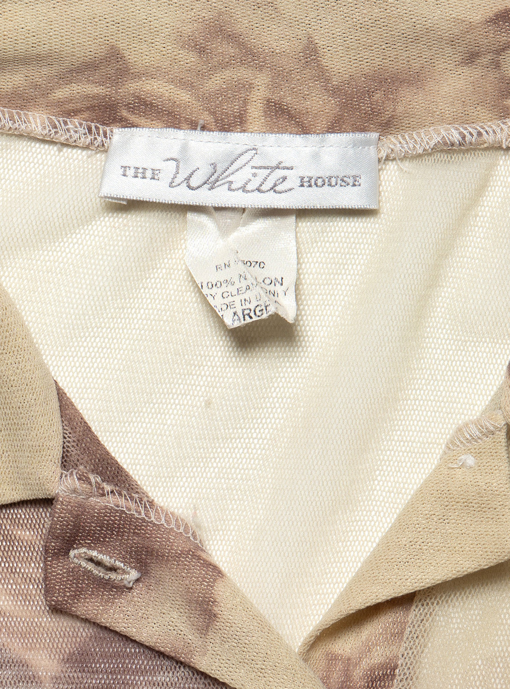 Vintage The White House Rose Blouse