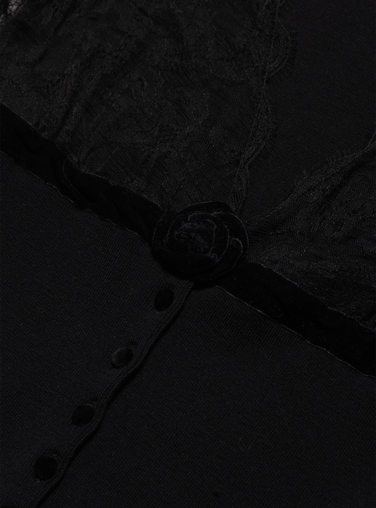 Vintage Blumarine Black lace Rose Sweater