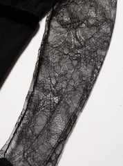 Vintage Blumarine Black lace Rose Sweater