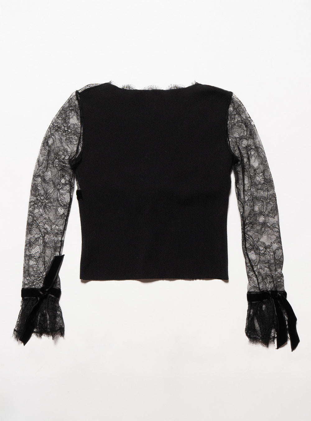 Vintage Blumarine Black lace Rose Sweater