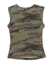 Vintage Self Esteem Camo Turtle Tank